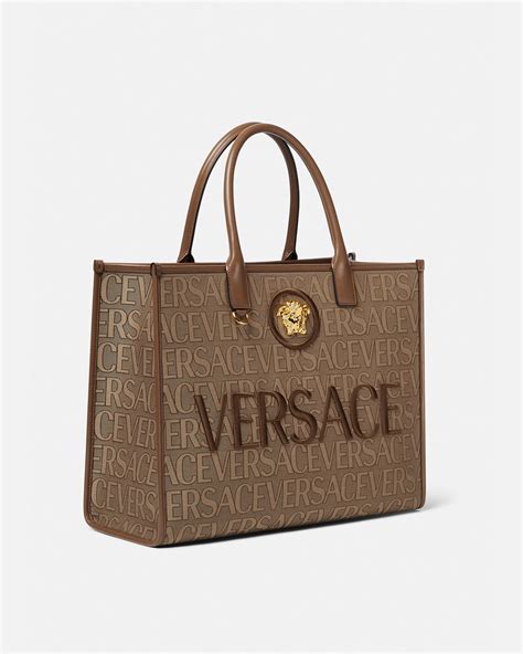 versace bag free gift|Versace allover large tote bag.